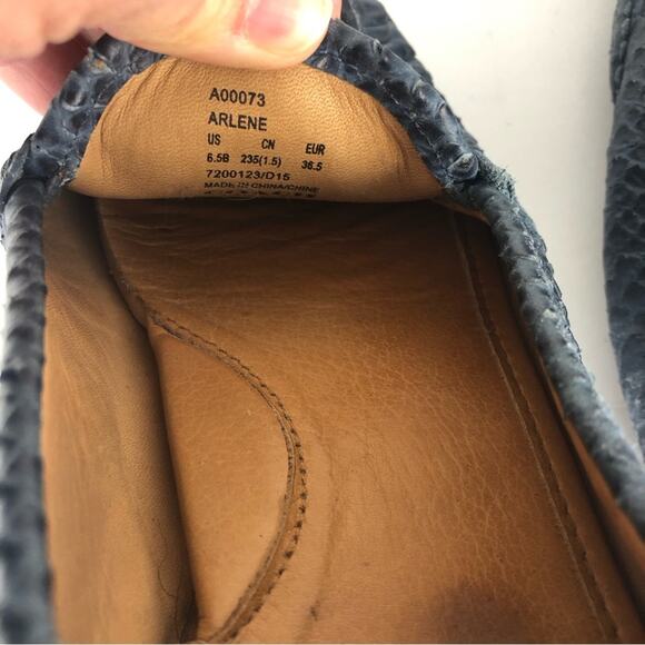 Coach Arlene Snakeskin Embossed Loafers - Picture 10 of 11